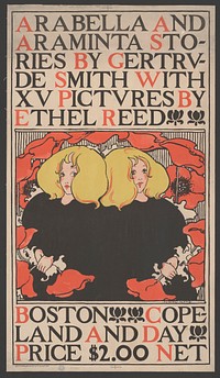 Twin blonde girls (1895) print in high resolution by Ethel Reed. 