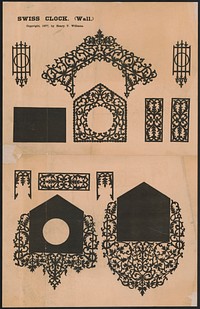 Swiss clock (c. 1877) print in high resolution by Henry T. Williams. 