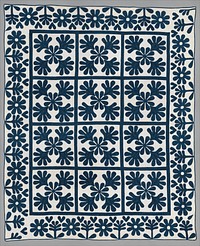 Quilt, Oak Leaf pattern