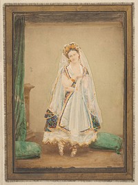 La Comtesse in robe de piqué or as Judith (?) by Pierre-Louis Pierson