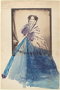 La Comtesse in Lace Shawl by Pierre-Louis Pierson