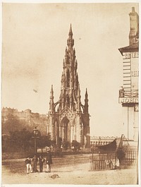 Edinburgh. The Scott Monument by David Octavius Hill