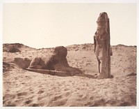 Séboûah, Temple, Colosse et Sphinx de la Partie Gauche de l'Avenue