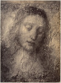 Copy of the head of Christ from Leonardo da Vinci's “The Last Supper” by Léon Gérard