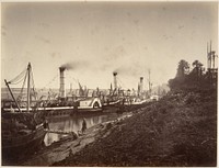 Fête de S. A. Ismaïl Pacha à bord des bateaux de LL. A A. les princes, janvier 1867