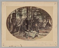 Life in Camp, 6th Corp Headquarters by Egbert Guy Fowx