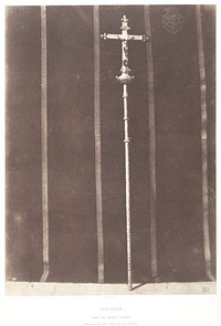 Jérusalem, croix en argent ciselé, donnée par Louis XIII à l'Eglise du Saint Sépulcre