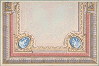 Design for Bedroom Ceiling, Hôtel Hope