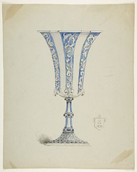 Design for a Chalice, Anonymous, French, 19th century