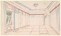 Drawing of an Interior: Salon