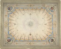 Ceiling Design for the Boudoir, Ardgowan