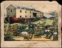 Noah's Ark published and printed by Currier & Ives