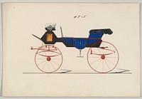 Design for Vis-à-vis/ Charabanc, no. 848, Manufacturer : Brewster & Co.