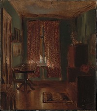 The Artist's Sitting Room in Ritterstrasse by Adolph Menzel