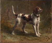 A Limier Briquet Hound by Rosa Bonheur