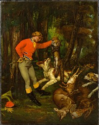 After the Hunt by Gustave Courbe