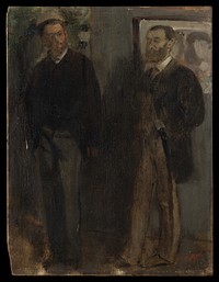 Two Men by Edgar Degas
