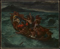 Christ Asleep during the Tempest  by Eugène Delacroix