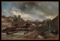 The Pont Neuf by Johan Barthold Jongkind