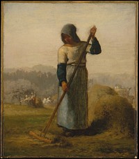 Woman with a Rake  by Jean-François Millet