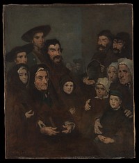 Breton Fishermen and Their Families by Théodule-Augustin Ribot