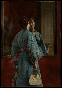 The Japanese Robe  by Alfred Stevens