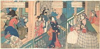 A True View of a Trading House of a Yokohama Merchant by Utagawa (Gountei) Sadahide