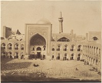 [New Court of Imam Riza, MESHED], possibly by Luigi Pesce