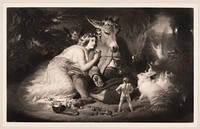 A Midsummer Night's Dream (Shakespeare, Act 4, Scene 1) by Samuel Cousins (Engraver)