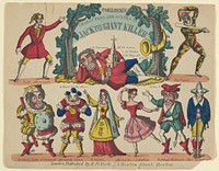 Characters and Scenes, from Jack and the Giant Killer, Plate 1 for a Toy Theater, Benjamin Pollock (publisher)