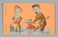 Photo Collage: Two People Holding Girl in Water