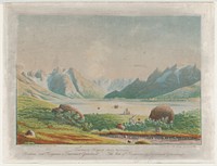 The lake of Kuggsuak at Tasermiut, Greenland by Lars Møller