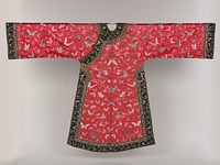 Woman’s robe with butterflies