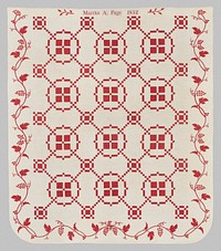 Burgoyne Surrenders or Burgoyne Surrounded Quilt by Martha A. Page