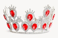 Ruby diamond crown royal headwear accessory image element