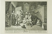 Hudibras Catechized, plate nine from Hudibras by William Hogarth