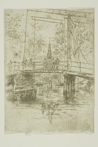 Little Drawbridge, Amsterdam by James McNeill Whistler