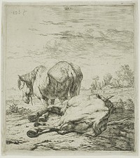 Two Horses by Karel Dujardin