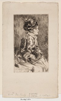 The Muff by James McNeill Whistler