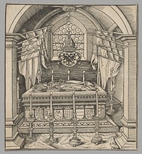 Gruftblatt, plate 24 from Historical Scenes from the Life of Emperor Maximilian I from the Triumphal Arch by Hans Burgkmair, the elder