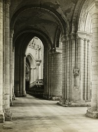 Ely Cathedral: North Aisle to East by Frederick H. Evans