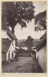 31 Exeter, Cottages at Countess Weir by Francis Bedford