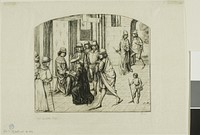 The Printer Valère Maxime being Presented to King Louis XI by Charles Meryon