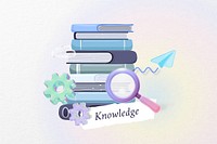 Knowledge collage remix aesthetic design