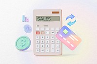 Sales collage remix aesthetic design