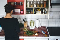 Vintage kitchen at home