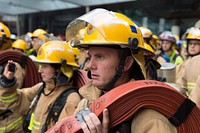 Firefighters Memorial Stair Climb, Auckland September 11, 2015. Original public domain image from Flickr
