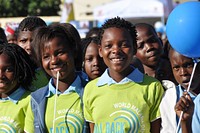 Children at World Malaria Day celebration Matola_Bita Rodrigues