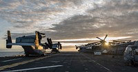 The Wasp-class amphibious assault ship USS Iwo Jima (LHD 7) transits the Atlantic Ocean Feb. 23, 2018.