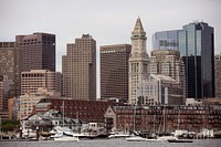 Officers with the U.S. Customs and Border Protection, Office of Field Operations, board a flotilla of tall ships off the Coast of Boston, Massachusetts, to conduct customs inspections of the visiting vessels and crews as the ships arrive for the Sail Boston 2017 event, June 16, 2017.